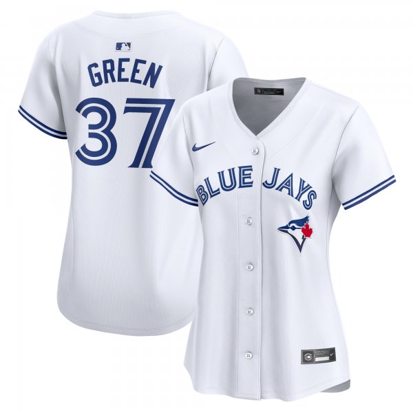 Women's Toronto Blue Jays Chad Green Nike White Home Limited Player Jersey