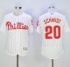 Philadelphia Phillies #20 Mike Schmidt White(Red Strip) Flexbase Collection Stitched MLB Jersey