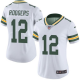 Nike Green Bay Packers #12 Aaron Rodgers White Women's Stitched NFL Vapor Untouchable Limited Jersey