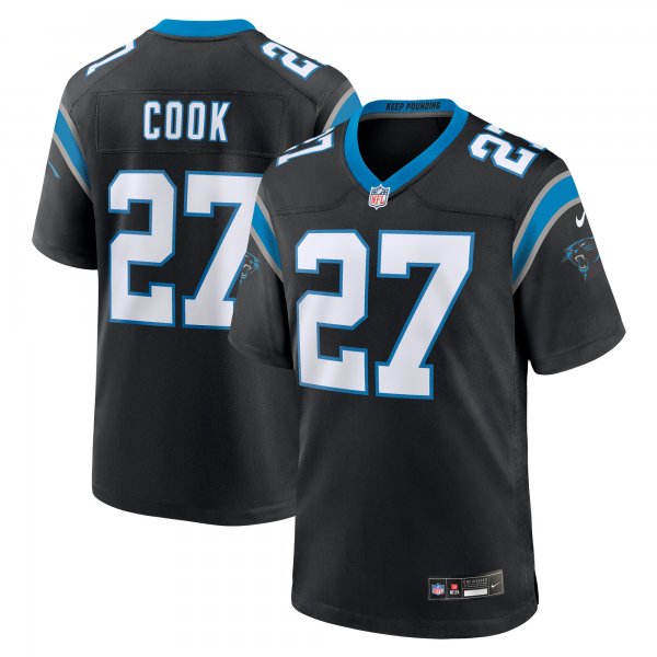 Men's Carolina Panthers Alex Cook Nike  Black  Game Jersey