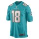 Men's Miami Dolphins Erik Ezukanma Nike Aqua Game Player Jersey