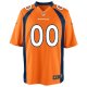 Youth Denver Broncos Nike Orange Custom Game Jersey