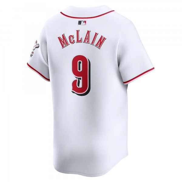 Men's Cincinnati Reds Matt McLain Nike White Home Limited Player Jersey