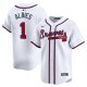 Men's Atlanta Braves Ozzie Albies Nike White Home Limited Player Jersey