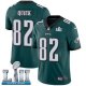 Men's Nike NFL Philadelphia Eagles #82 Mike Quick Limited Home Midnight Green Vapor Untouchable Super Bowl LII Jersey