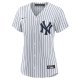 Women's New York Yankees Jasson Dominguez Nike White Home Official Replica Player Jersey