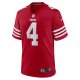 Men's San Francisco 49ers Jake Moody Nike Scarlet Team Game Jersey