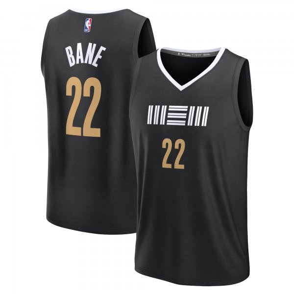 Men's Memphis Grizzlies Desmond Bane Fanatics Black Fast Break Jersey - City Edition