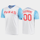 Men's Wordmark White Texas Rangers Cooperstown Collection Custom MLB Cool Base Jersey