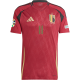 adidas Belgium Jeremy Doku Home Jersey w/ Euro 2024 Patches 24/25 (Burgundy)