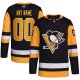 Men's Pittsburgh Penguins  adidas Black Home  Primegreen Custom Jersey