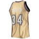 Men's Milwaukee Bucks Ray Allen Gold Mitchell & Ness 75th Anniversary 1996/97 Hardwood Classics Swingman Jersey