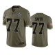 Men's Dallas Cowboys #77 Tyron Smith Olive 2022 Salute To Service Limited NFL Jersey