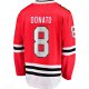 Men's Chicago Blackhawks Ryan Donato Fanatics Red Home Breakaway Jersey