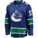 Men's Vancouver Canucks Tyler Myers Fanatics Blue Home Breakaway Player Jersey