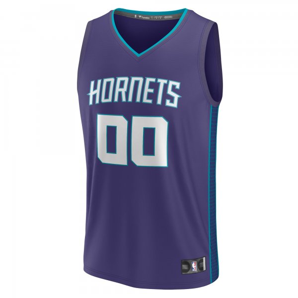 Men's Charlotte Hornets  Fanatics Purple Fast Break Custom Jersey - Statement Edition