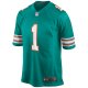 Men's Miami Dolphins Tua Tagovailoa Nike Aqua Alternate Game Jersey