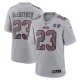 Men's #23 Christian McCaffrey San Francisco 49ers Nike Super Bowl LVIII Atmosphere Fashion Limited Jersey  Gray