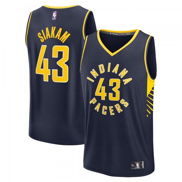 Youth Indiana Pacers Pascal Siakam Fanatics Navy Fast Break Player Jersey - Icon Edition