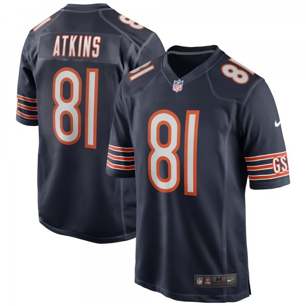 Men's Chicago Bears Doug Atkins Nike Navy Game Retired Player Jersey