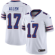 Nike Buffalo Bills #17 Josh Allen White Youth Stitched NFL Vapor Untouchable Limited Jersey