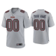 Men's San Francisco Custom 49ers Gray Atmosphere Fashion Game Jersey