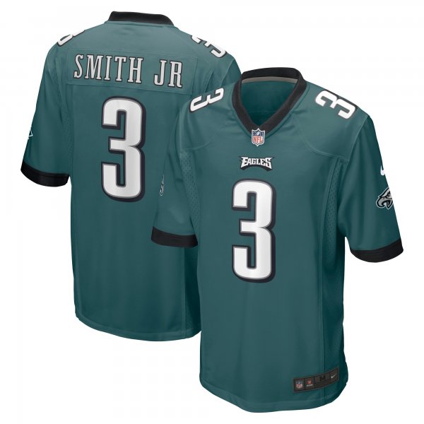 Men's Philadelphia Eagles Nolan Smith Nike Midnight Green 2023 NFL Draft First Round Pick Game Jersey