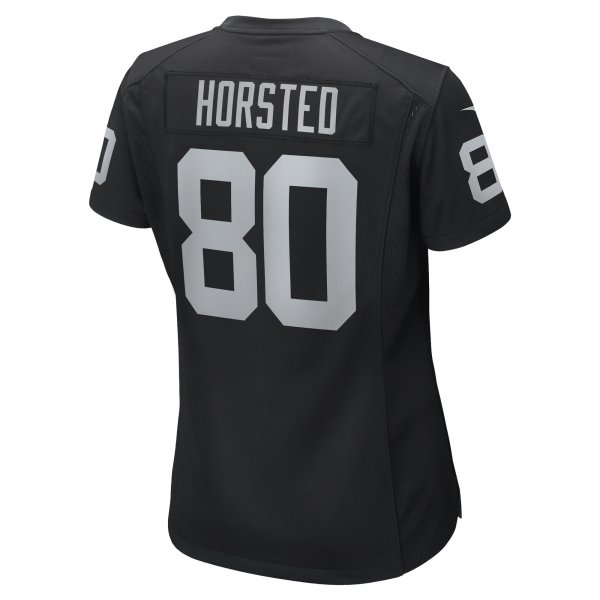 Women's Las Vegas Raiders Jesper Horsted Nike Black Game Player Jersey