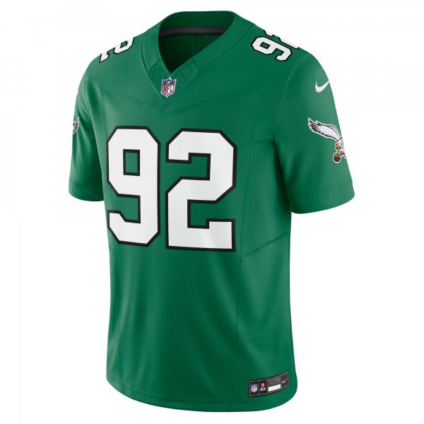 Men's Philadelphia Eagles Reggie White Nike Kelly Green Alternate Vapor F.U.S.E. Limited Jersey