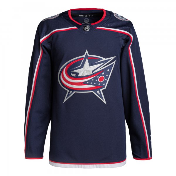 Men's Columbus Blue Jackets adidas Navy Home Primegreen Jersey