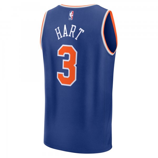 Youth New York Knicks Josh Hart Fanatics Royal Fast Break Replica Player Jersey - Icon Edition