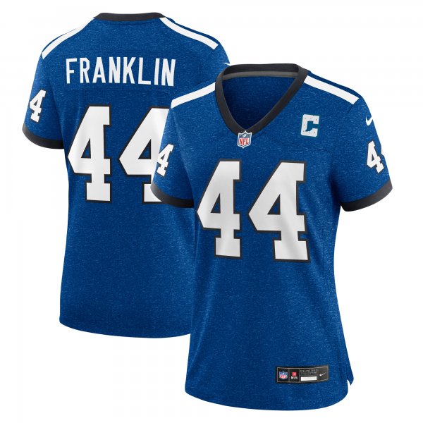 Women's Indianapolis Colts Zaire Franklin Nike Royal Indiana Nights Alternate Game Jersey