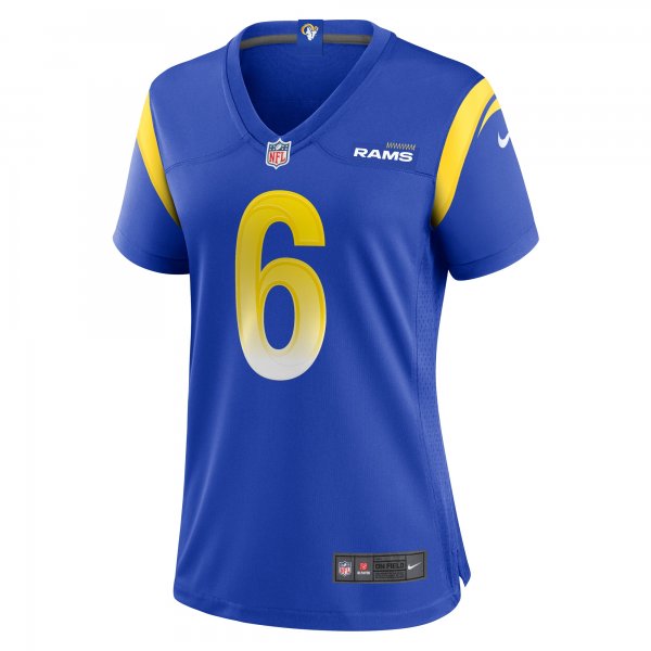 Women's Los Angeles Rams Tre'Vius Hodges-Tomlinson Nike  Royal Team Game Jersey