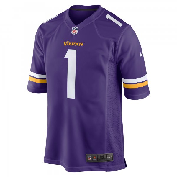 Men's Minnesota Vikings Greg Joseph Nike Purple Game Jersey