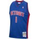 Men's Detroit Pistons Chauncey Billups Mitchell & Ness Royal 2003/04 Hardwood Classics Swingman Jersey