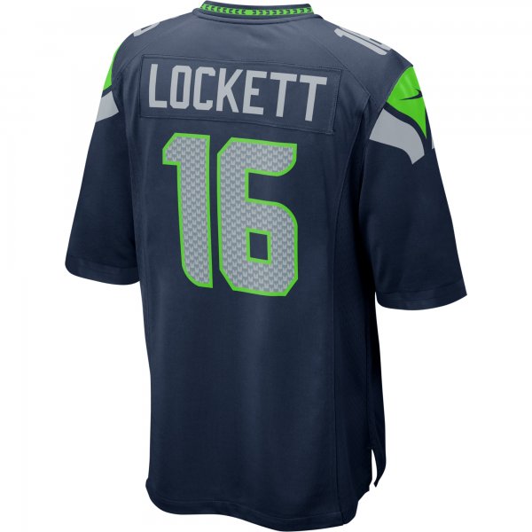 Men's Seattle Seahawks Tyler Lockett Nike College Navy Game Jersey