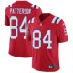 Men's Nike New England Patriots #84 Cordarrelle Patterson Limited Red Vapor Untouchable Alternate NFL Jersey