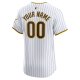 Men's San Diego Padres Nike White Home Elite Custom Jersey