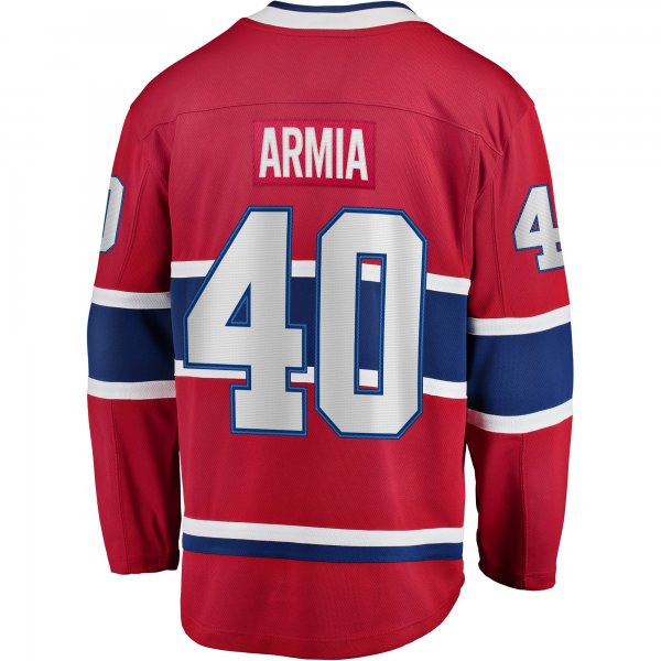 Men's Montreal Canadiens Joel Armia Fanatics Red Home Breakaway Player Jersey