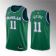 Youth Dallas Mavericks #11 Kyrie Irving 2020/21 Hardwood Classics Green Swingman Jersey