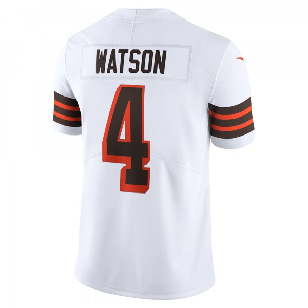 Men's Cleveland Browns Deshaun Watson Nike White 2021 Alternate Vapor Limited Jersey