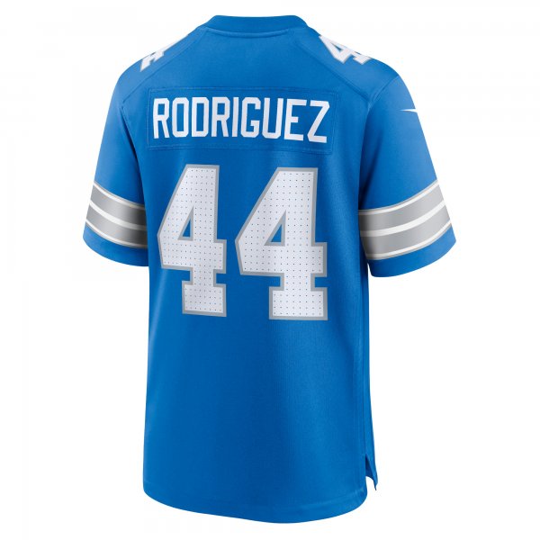 Men's Detroit Lions Malcolm Rodriguez Nike Blue Game Jersey