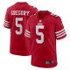 Men's #5 Randy Gregory San Francisco 49ers Nike Game Jersey