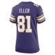 Women's Minnesota Vikings Carl Eller Nike Purple Classic Retired Player Jersey