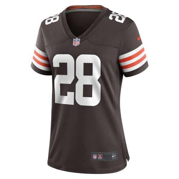 Women's Cleveland Browns Mike Ford Nike  Brown Team Game Jersey